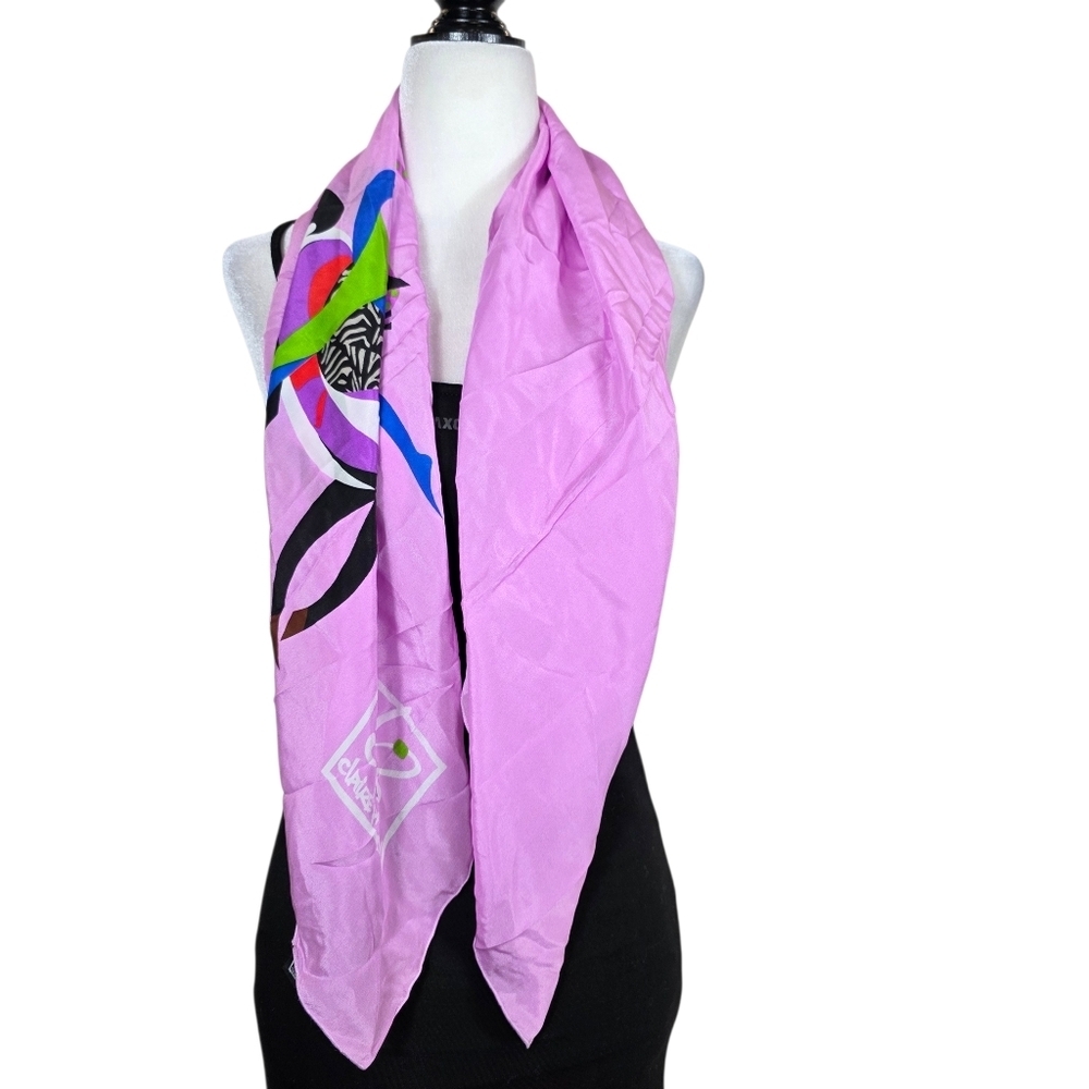 Claire Papillon Silk square scarf